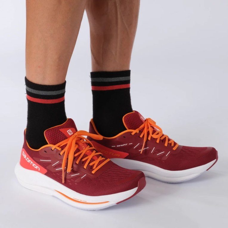 Salomon Spectur Men's Running Shoes Red | CA 62Q19